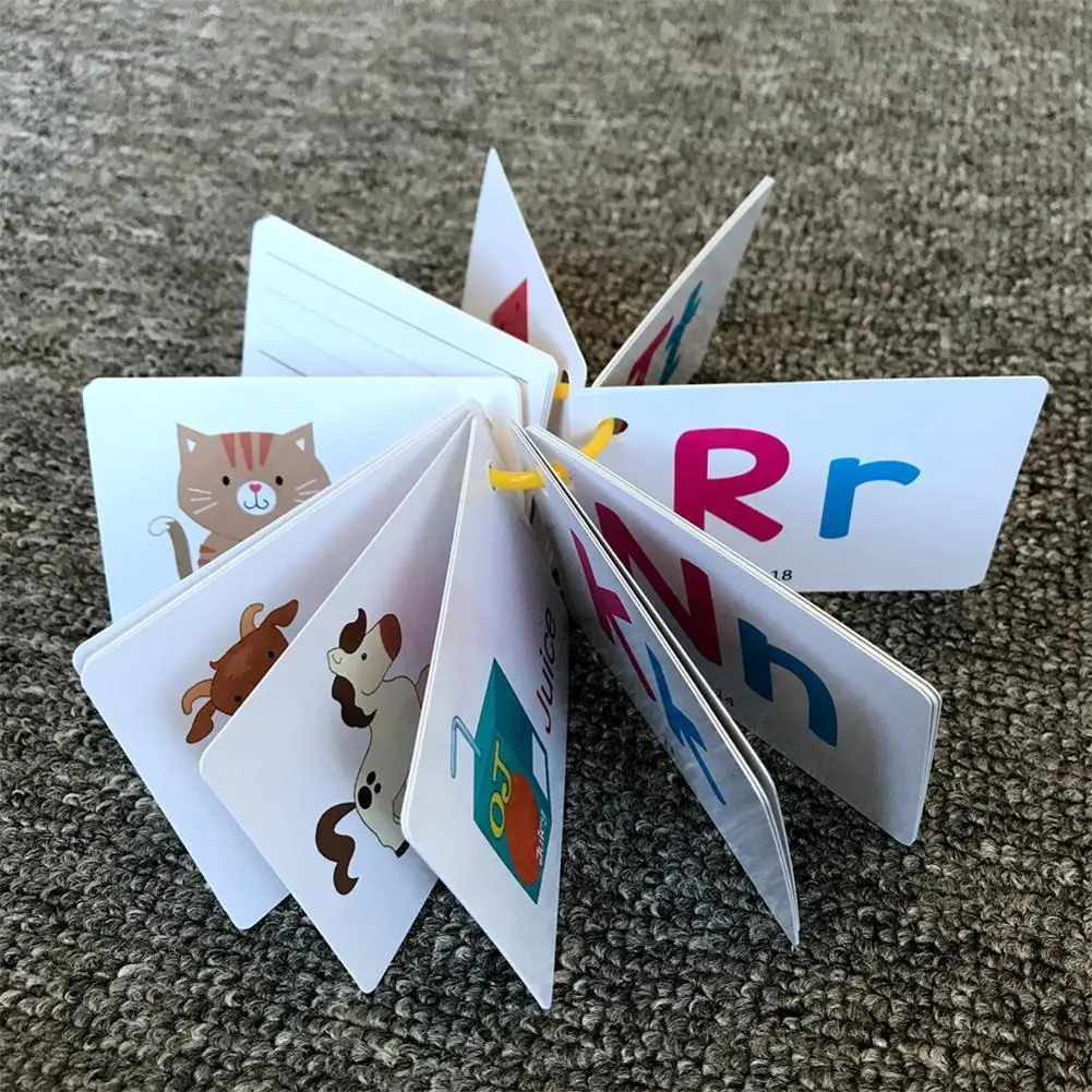 

27pcs/set Children Early Education Alphabet Cards Kids Language Learning English Memory Cognition Toy Words Cards Learning C2O0
