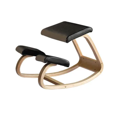 Эргономичное кресло на коленях стул мебель деревянное качалка для компьютера