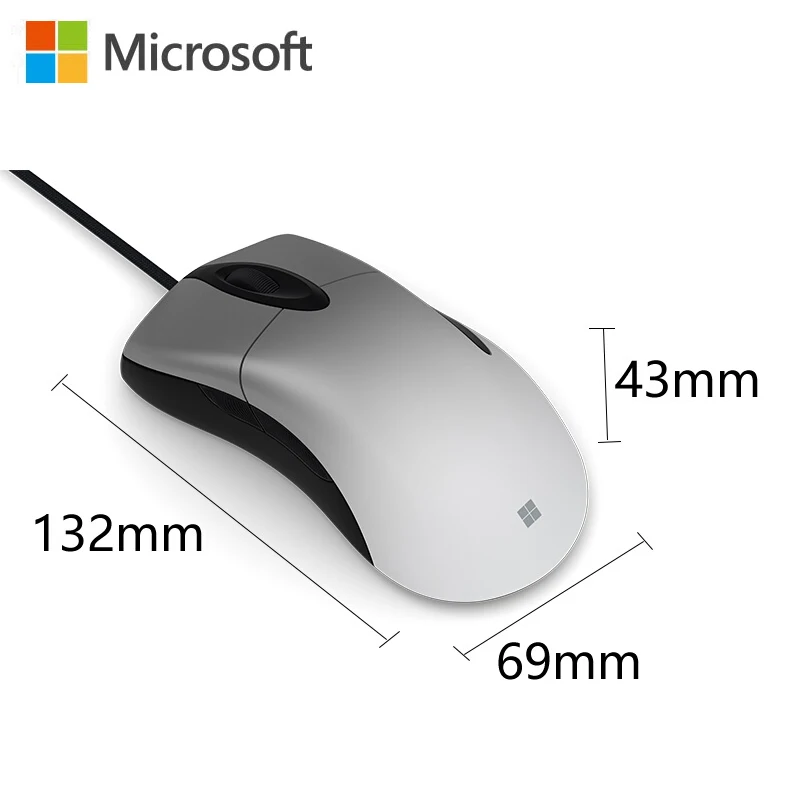 Проводная мышь Microsoft Pro IntelliMouse 12000FPS технология Bluetrack USB модная офисная домашняя 16000