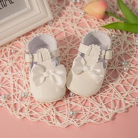 kidsun baby shoes classic girl shoes infant toddler princess dress pu non slip flat soft sole bow knot first walkers newborn