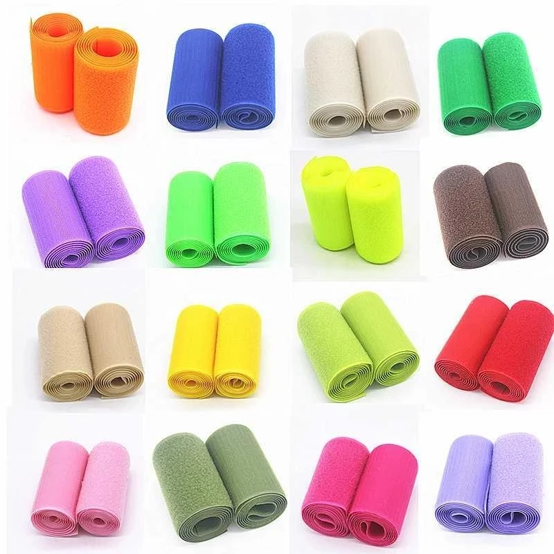 1 компл. 100 мм цветная нейлоновая лента с застежкой использует одежду shoees багаж