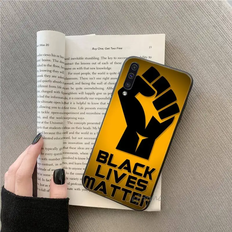 

Black Lives Matter Phone Case For Samsung galaxy S 7 8 9 10 20 edge A 6 10 20 30 50 51 70 note 10 plus