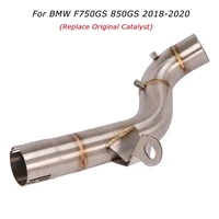 for bmw f750gs f850gs 2018 2019 2020 motorcycle mid link pipe remove replace original catalyst cat