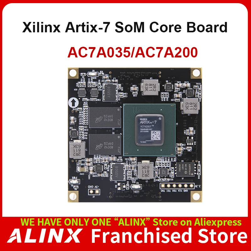 ALINX SoMs AC7A035 AC7A200: XILINX Artix-7 200T/100T/35T FPGA Core Board Модуль промышленного класса | Компьютеры