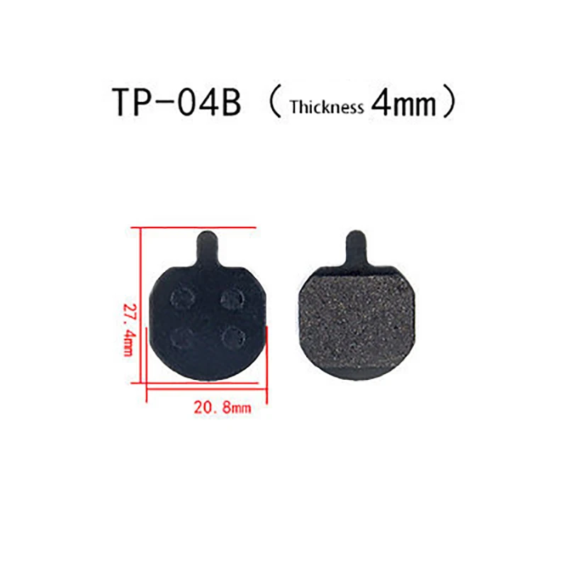 TP-04B 1 пара(2 шт.) MTB велосипедный велосипед велосипедные дисковые Тормозные колодки полуметаллические тормозные колодки для SHIMANO SRAM AVID HAYES TEKTRO Magura Formula - Цвет: TP-04B