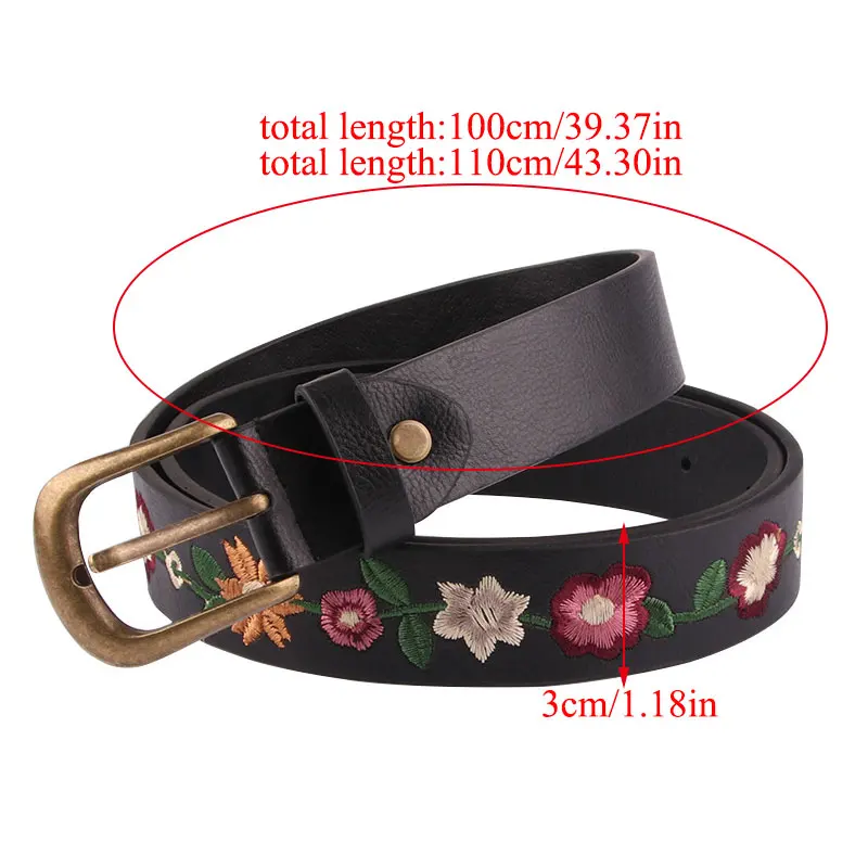 Женский ремень из искусственной кожи классический декоративный в китайском