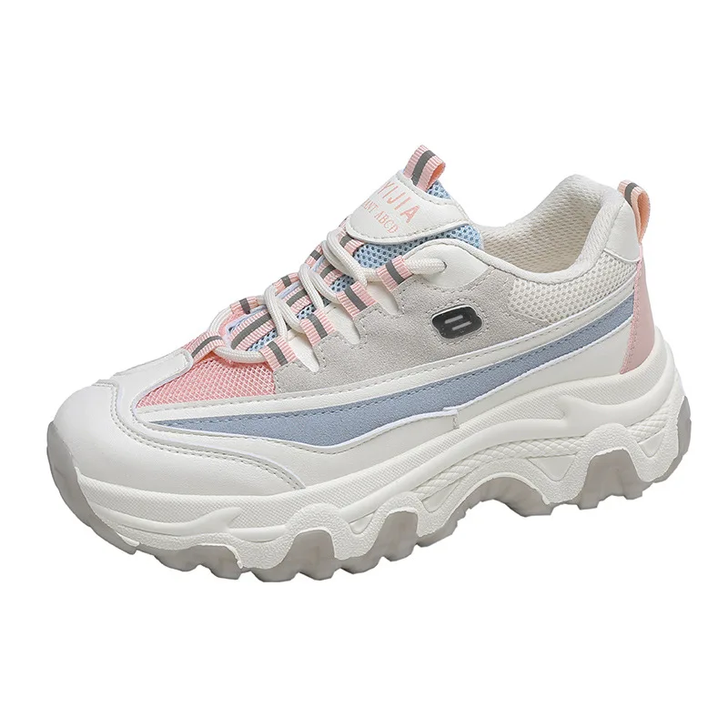 

Spring Daddy Shoes Women 2021 New Platform Shoes Casual Height-girl School Shoes Womens Sneakers Female Shoes Zapatillas Mujer