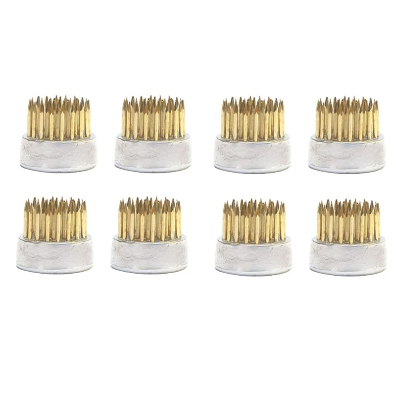 

8Pcs Flower Frogs Round Floral Pin Frogs Vase Flower Arranger Pin Frog Fixed Tools Flower Holder with Rubber Gasket,23mm