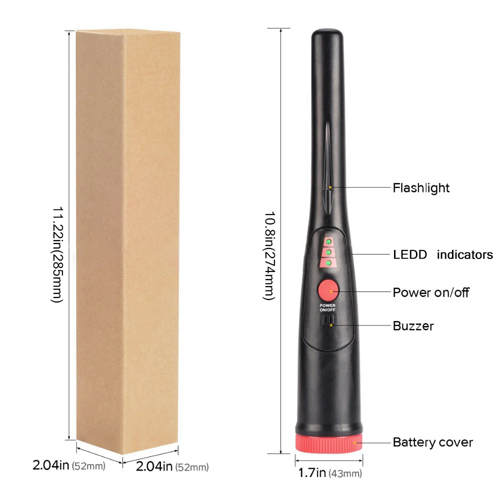 Водонепроницаемый точечный металлоискатель Gold Hunter TM портативный ручной