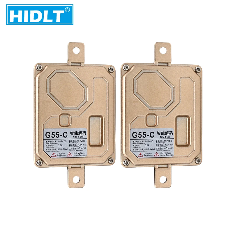 HIDLT EMC Canbus ксеноновый балласт AC 55 Вт без ошибок декодер HID Балласт для H1 H3 H7 H11 авто