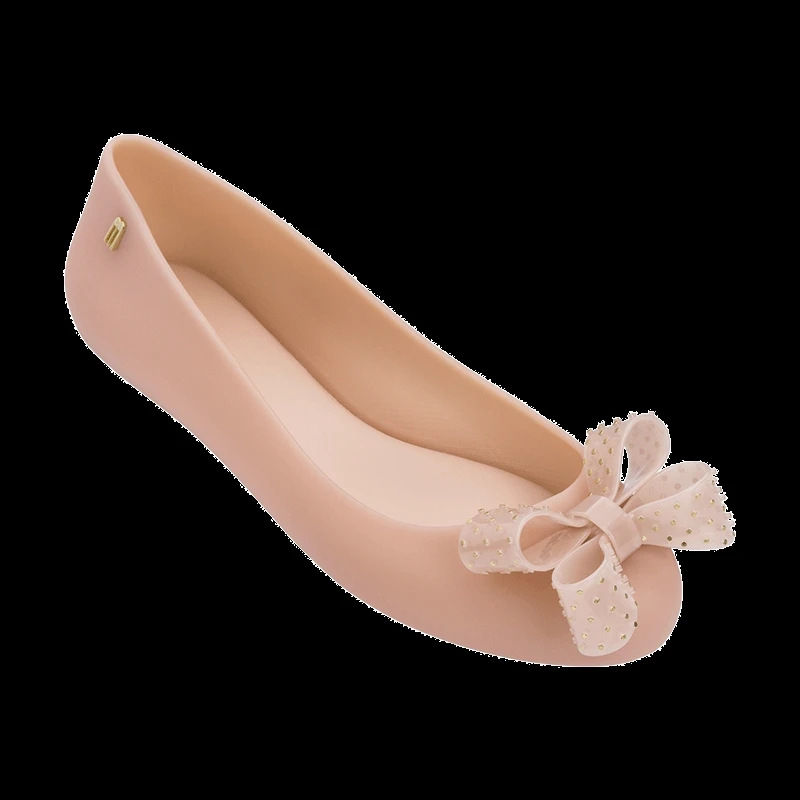 pink Melissa/оригинальная обувь; женские босоножки; прозрачная обувь; коллекция года; плоский сандалии пляж; обувь; женские босоножки; Летняя обувь; нескользящая обувь - Цвет: pink