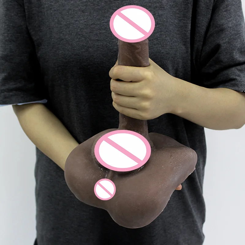 Вставляемый анальный фаллоимитатор реалистичный пенис мягкая силиконовая