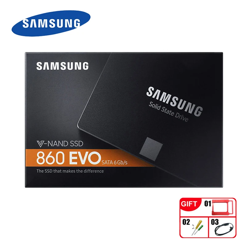SAMSUNG 860 EVO 2," твердотельный диск внутренний SSD 500 Гб TLC SATA III HDD для ноутбука