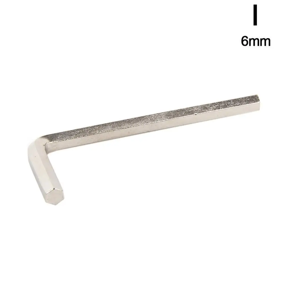 6mm 1 шт. шестигранный ключ с шариковым концом и длинной рукояткой, метрический шестигранный никелированный 0,9 мм-8 мм Набор шестигранных ключей - Цвет: 6mm