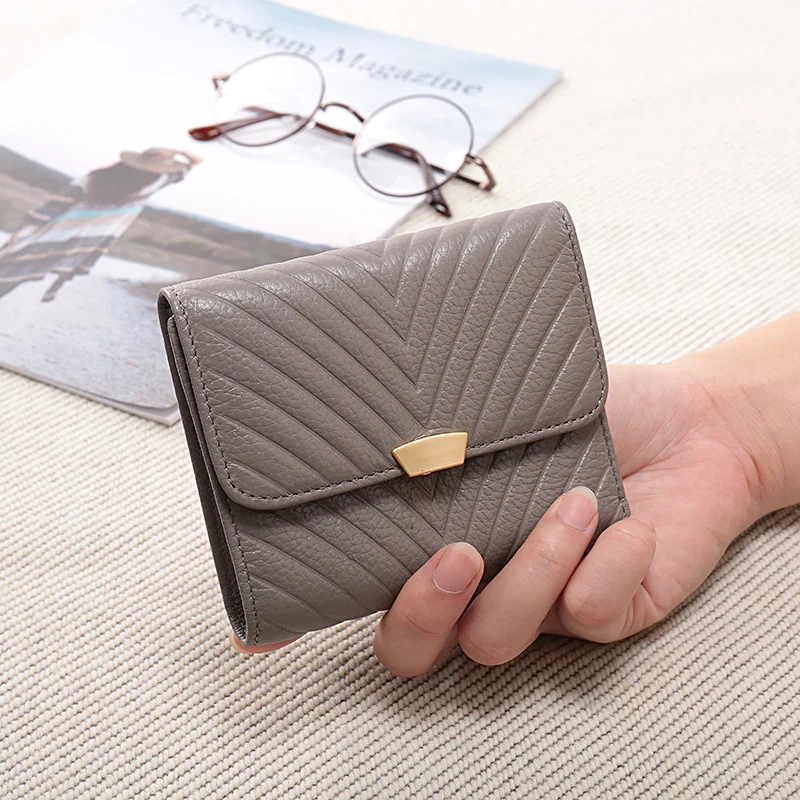 2020 новые женские 100% гарантировать лучшие Слои бумажник из коровьей кожи Простые