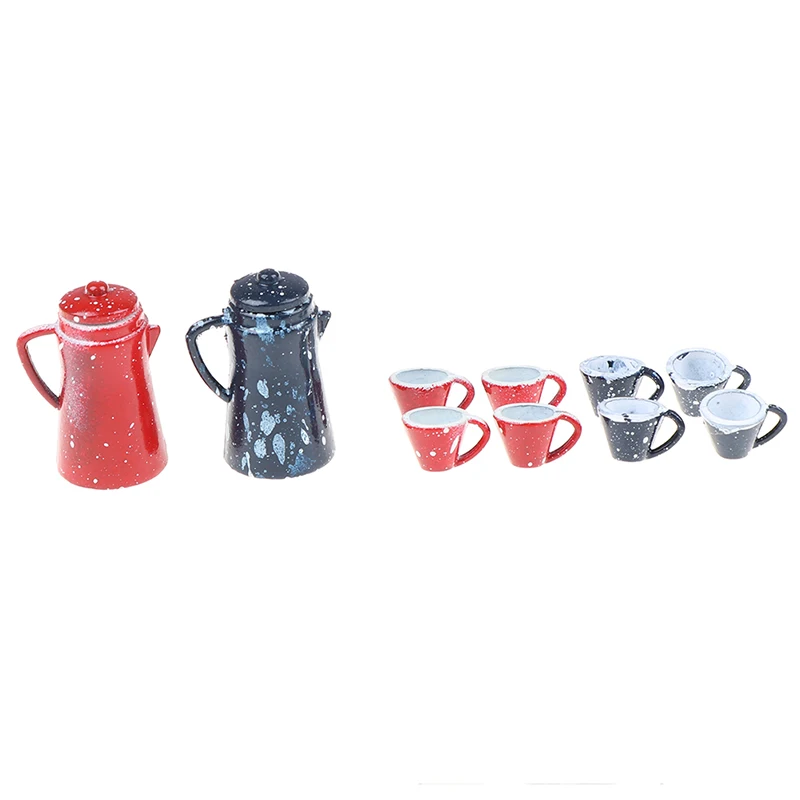 

5 шт. 1/12 кукольный домик миниатюрная столовая посуда фарфоровый чайный сервиз блюдо чашка набор игрушек