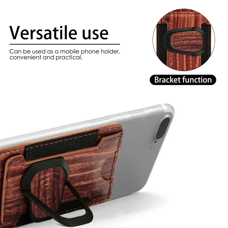 Универсальный магнитный держатель для телефона задняя наклейка бумажник iPhone