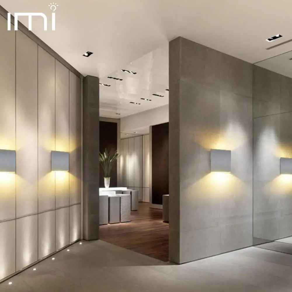 Квадратный светодиодный настенный светильник прикроватные бра с регулируемой