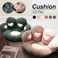 cute cat paw back pillows plush chair cushion child seat cushion sofa mat home sofa indoor floor decor cushion gift