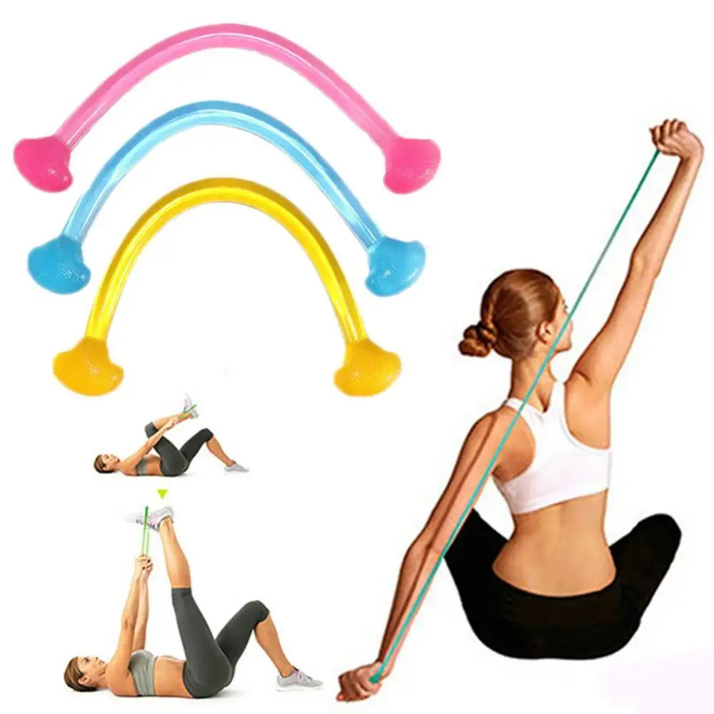 

Yoga Pilates Elastic Pull Rope Gym Fitness Workout Silicone Resistance Band Rubber Expander Elastic Bands Fitness with Bag