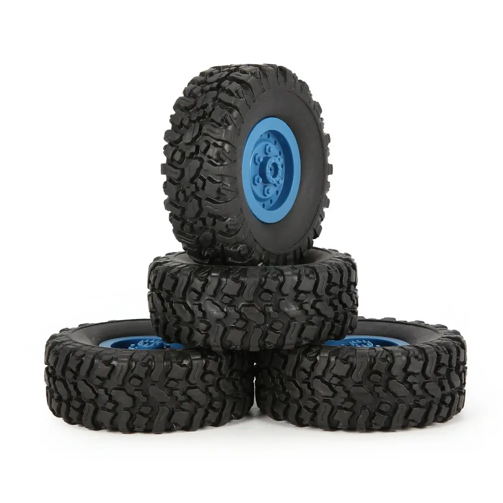 4 шт. резиновый обод колеса шины для RC 1/16 скалолазание гусеничный автомобиль WPL