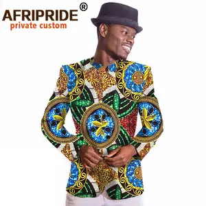 Костюм в африканском стиле мужская одежда модный топ китайская Туника базин богатый Высококачественная новая ткань батик большого размера a721201