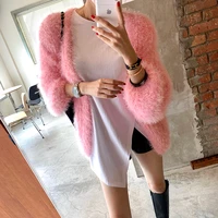 autumn winter fashion korean style women casual sweater and cardigans long sleeve v neck non button up oversized jacket 2020