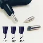 Режущие инструменты для рукоделия вращающееся на 360  лезвие подходит для скрапбукинга искусственной кожи ткани фруктов скульптуры гравировального резака