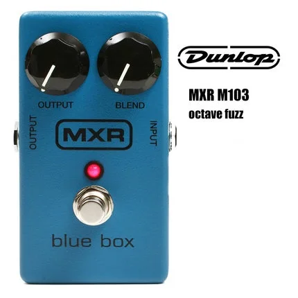 

Dunlop MXR M103 Blue Box Octave 2-octave Down Fuzz Guitar Pedal