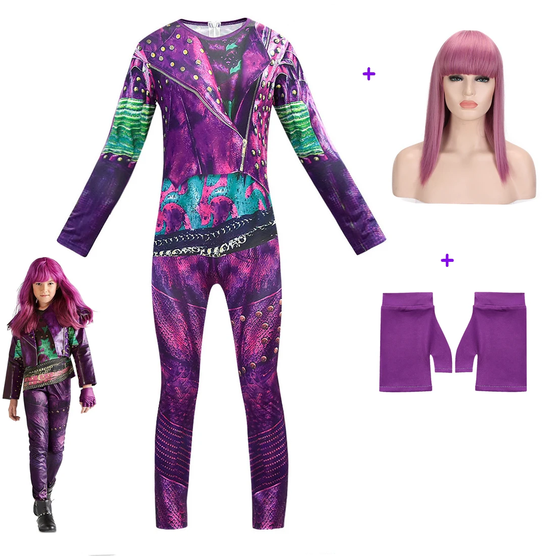 Вечерние костюмы на Хэллоуин для выступлений 3 колготки комбинезон девочек