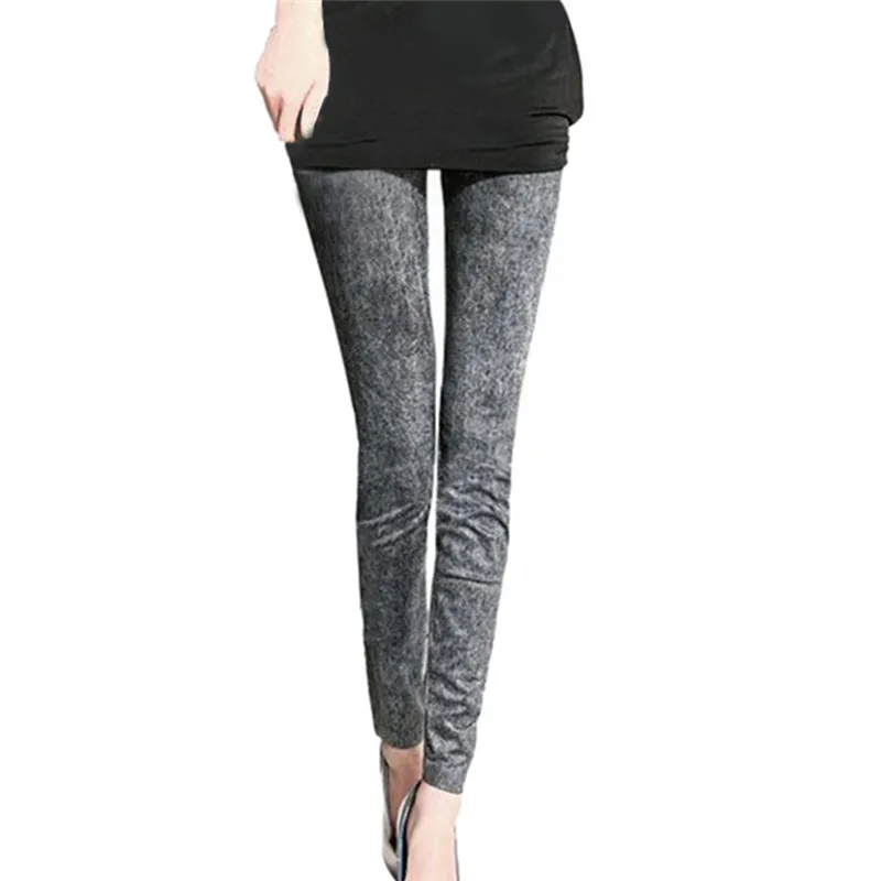 Высокоэластичные джинсы женские джинсовые брюки с карманами облегающие