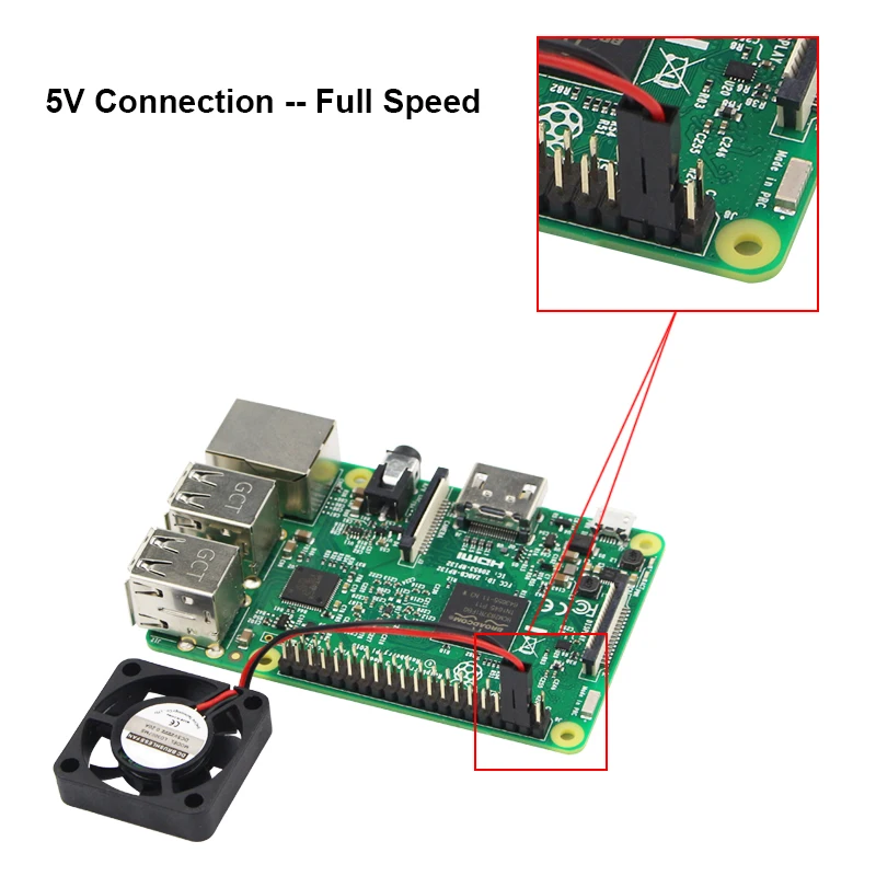 Охлаждающий вентилятор для Raspberry Pi 4/вентилятор с держателем сенсорного экрана 3 5