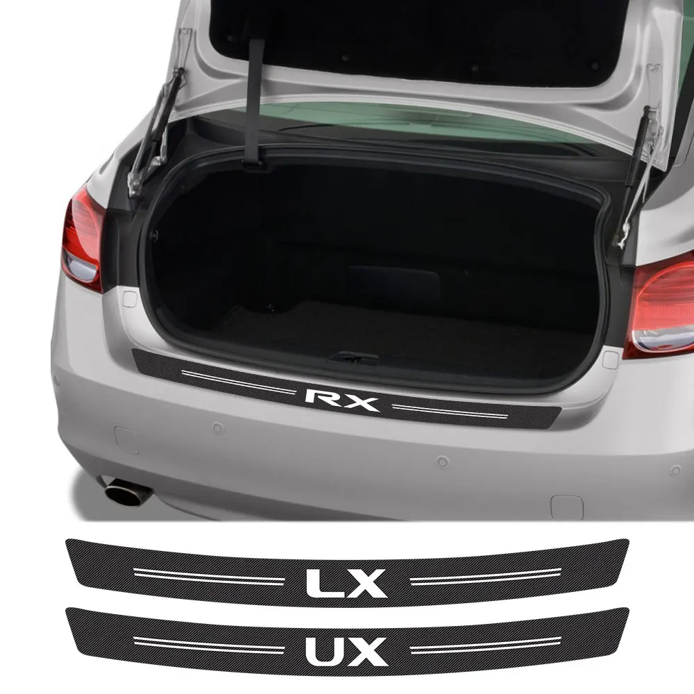 Наклейки на задний бампер для Lexus RX 300 330 IS 250 GX 400 460 UX 200 NX LX LS GS ES CT200h Fsport|Наклейки