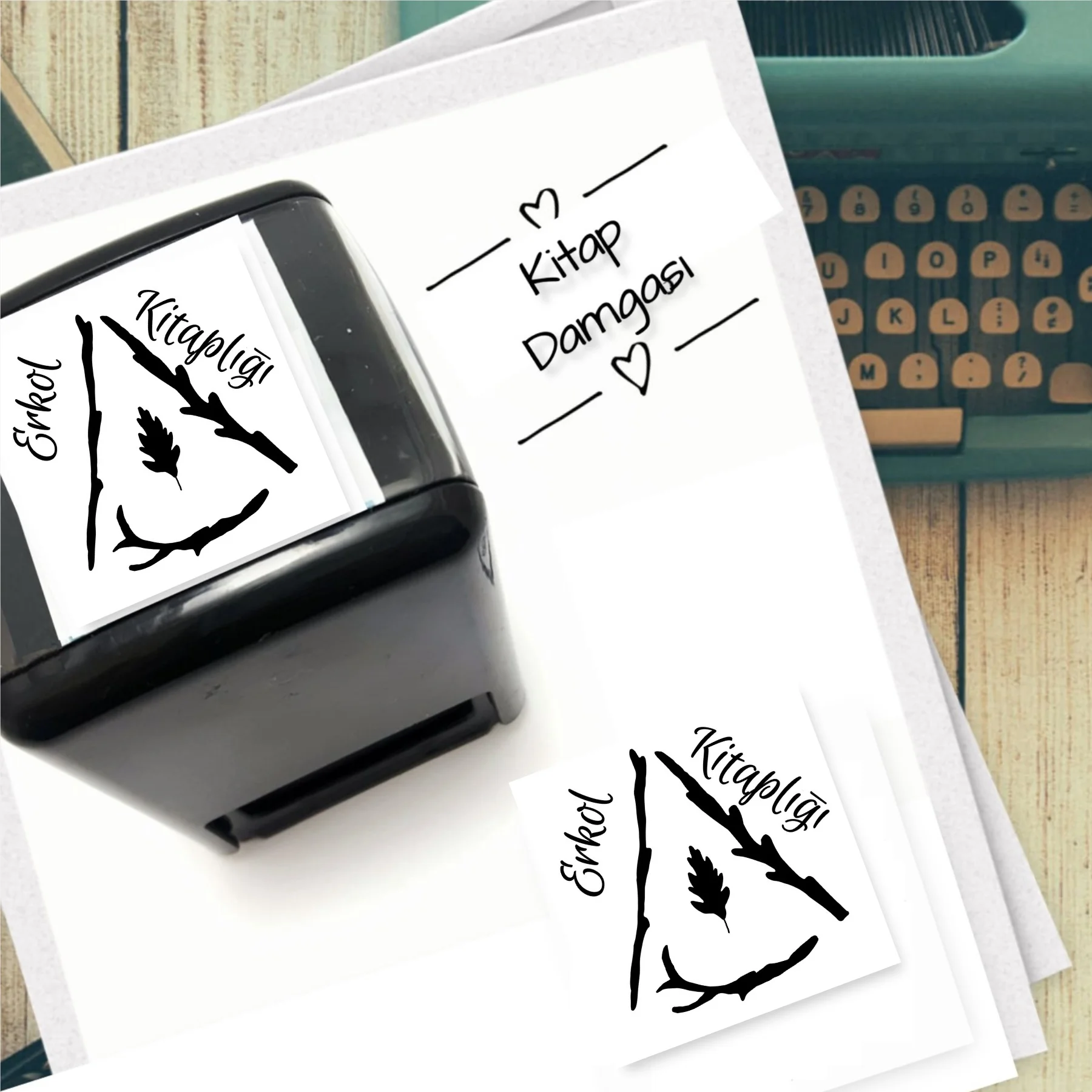 

Personalized Name Written Automatic Square Stamp-805