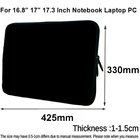2020 унисекс женский мужской короткий чехол сумка для ноутбука 17 дюймов Универсальный черный чехол для ноутбука 17,316,8 дюймов на молнии PC Bolsa