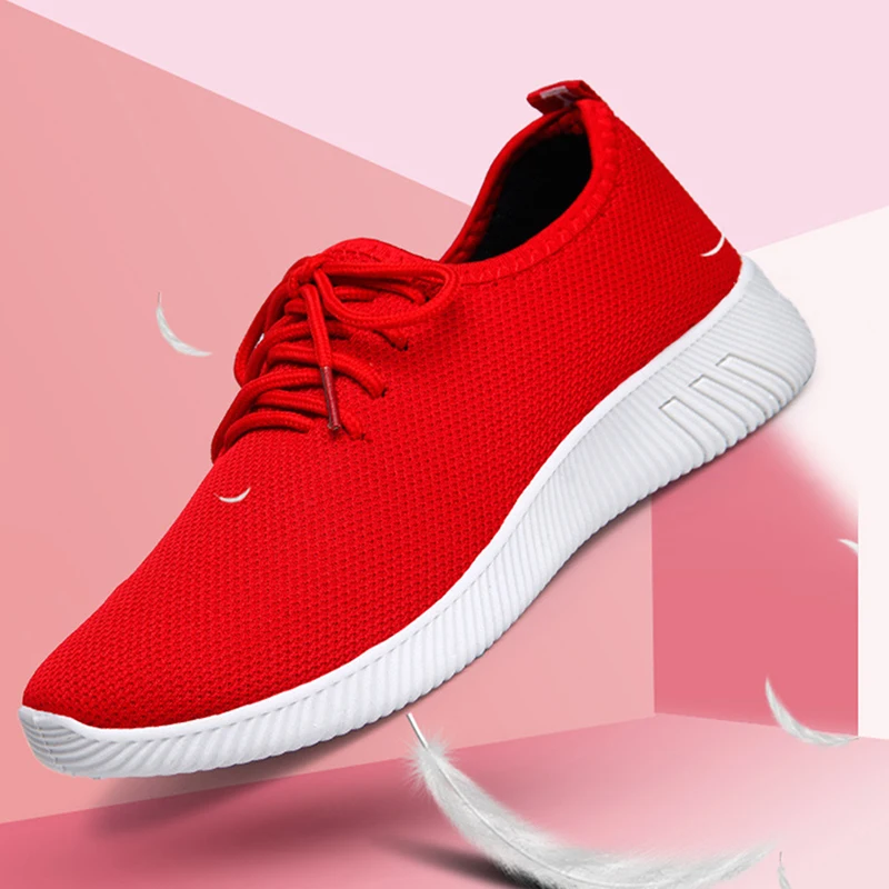 

2020 Women's Fashion Breathable Sneakers Flying Weaving Socks Shoes Sneakers Casual Shoes Student Running Shoes Sports Shoes