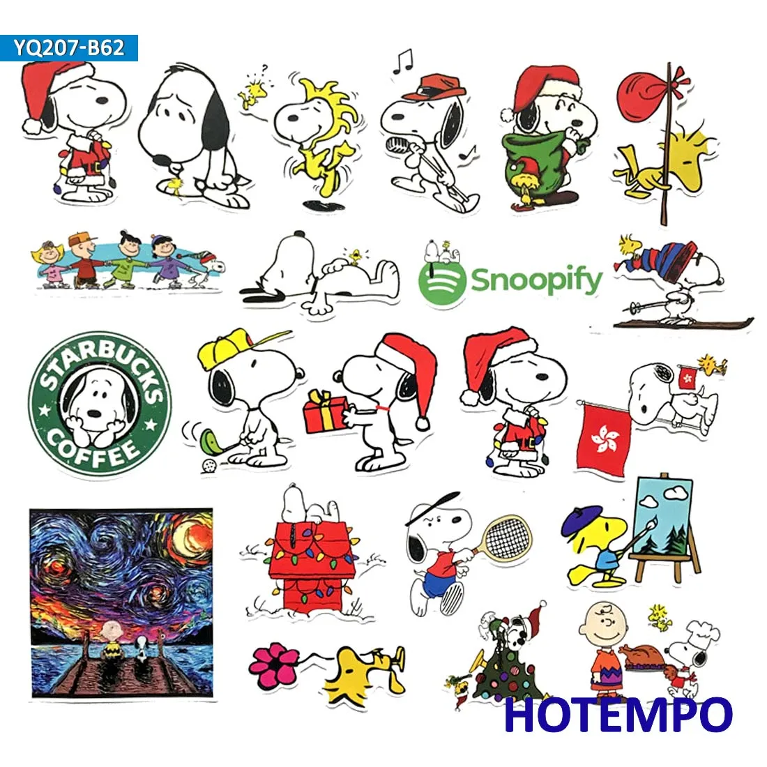 60 шт. мультфильм милая собака Snoopy наклейки щенок для мобильного телефона ноутбук чемодан скейтборд фиксированная передача наклейки