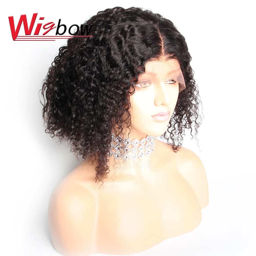 Волосы Wigbow OneCut Джерри вьющиеся 13*6 кружевные передние человеческие волосы
