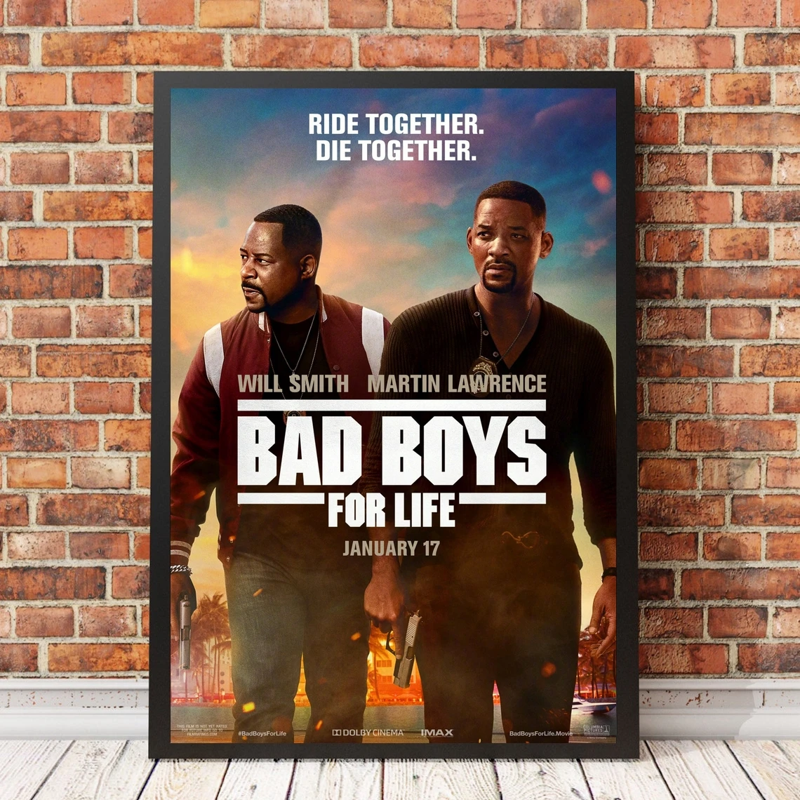 

Bad Boys For Life Movie Poster Prints And Unframed Canvas Prints Home Decoration Painting (No Frame)