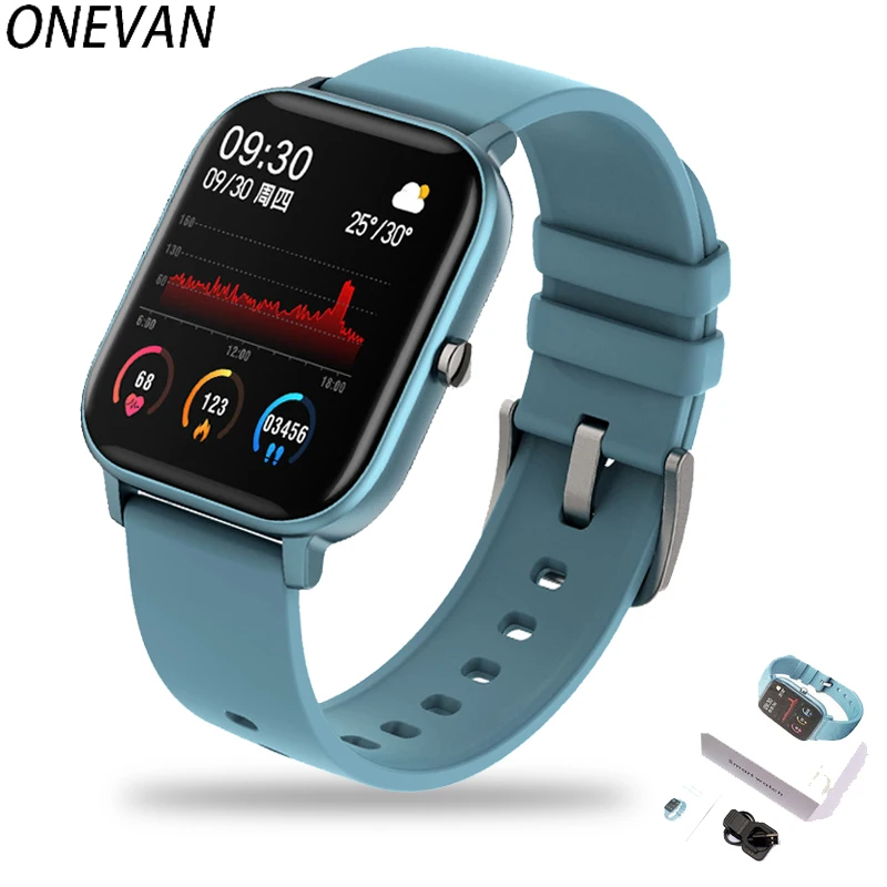 Смарт-часы P8 для мужчин и женщин сенсорный экран 1 4 дюйма С Пульсометром |