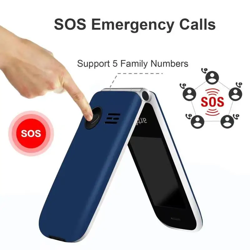 artfone f20 big button mobile phone for elderly unlocked senior mobile phone with sos emergency button1000mah battery free global shipping
