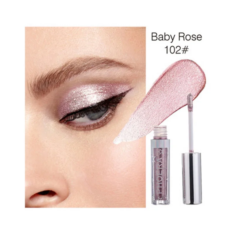 Metallic Diamond Eyeshadow Eye Shadow Gel Waterproof Long Lasting Glitter Liquid Pearly Shimmer Makeup |