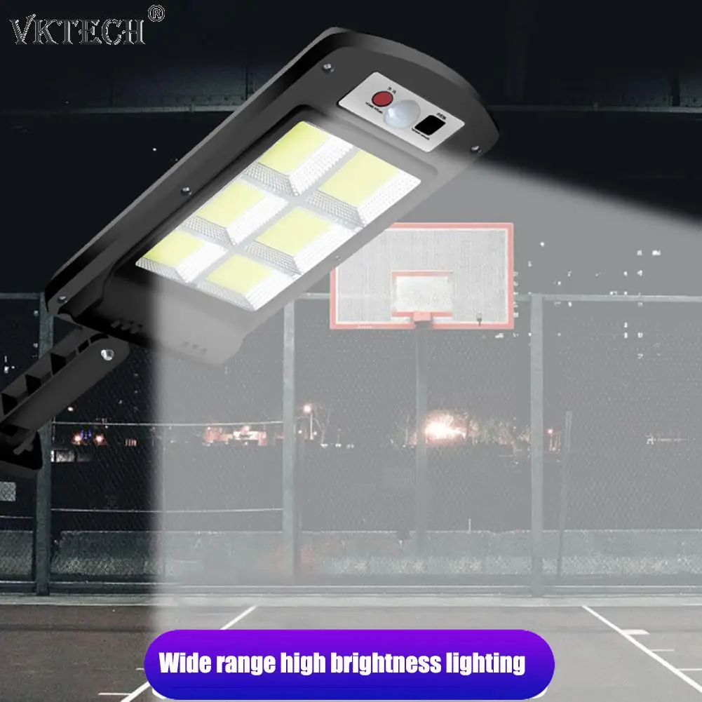 

Waterproof Solar Street Light Human Motion Sensor Wall Light Remote Control Security Lighting Lamp for Outdoor Garden Yard