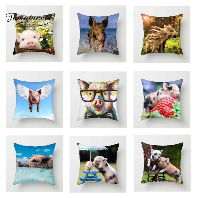 Fuwatacchi милая искусственная наволочка забавная Женская для дивана кровати Декор