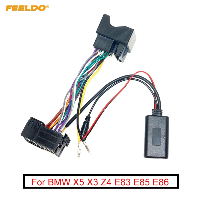 FEELDO автомобильный Bluetooth модуль AUX in аудио MP3 музыкальный адаптер 16Pin стерео жгут