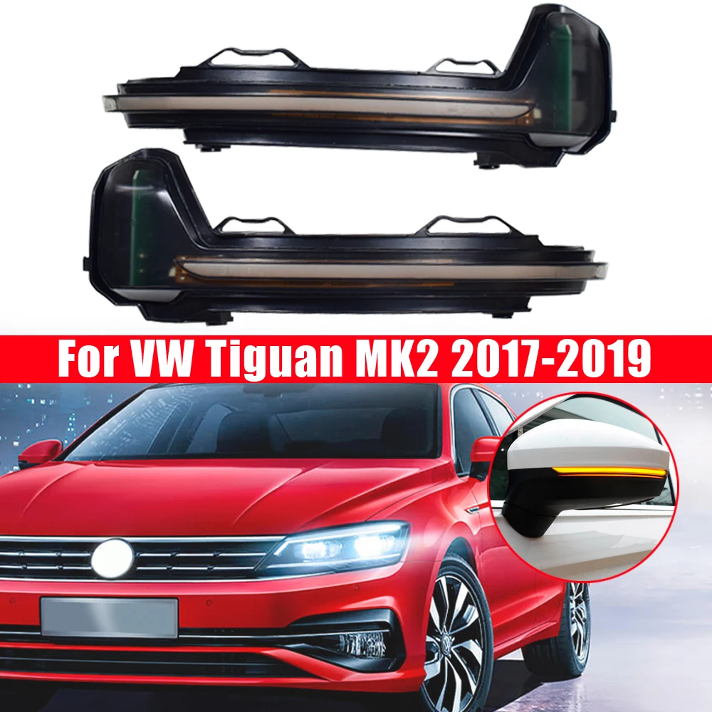 Для VW Tiguan MK2 2017 2019 Touareg MK3 ЕС светодиодный динамический поворотов