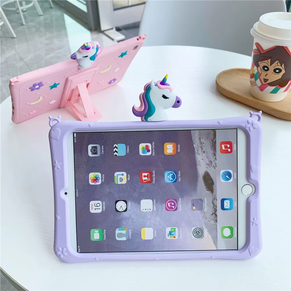 Новый безопасный мягкий чехол для iPad Pro 2020 11 ''с подставкой детей силиконовый