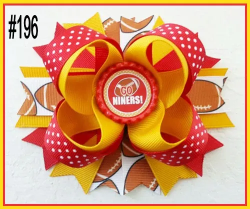 free shipping D group 150pcs 4.5" inspired hair Boutique Layered Hair Bow birthday bows girl clips-C | Детская одежда и обувь