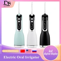 portable oral dental irrigator scaler teeth whitening kit water flosser dental cleaning teeth calculus remover mouth shower usb
