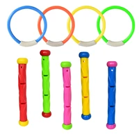 9 pcs diving game toys set rings dive underwater funny swimming pool gift for kids child summer throwing toy pool accessories